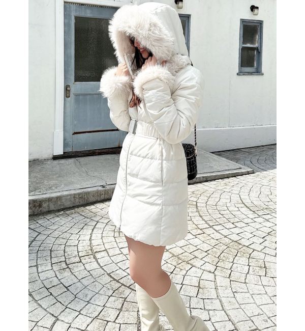 RESEXXY「フード付きダウンコート【完売サイズは品番：1526100221で販売中】」|ダウン|