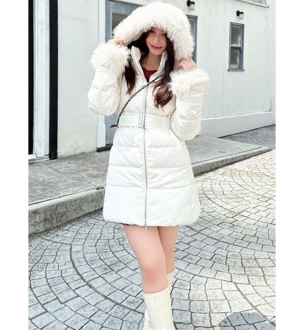 RESEXXY「フード付きダウンコート【完売サイズは品番：1526100221で販売中】」|ダウン|