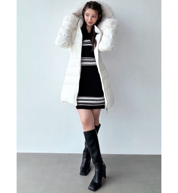 RESEXXY「フード付きダウンコート【完売サイズは品番：1526100221で販売中】」|ダウン|