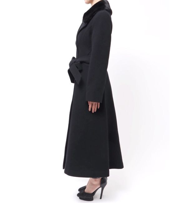 RESEXXY「ショートビーバーウールロングコート」|その他|