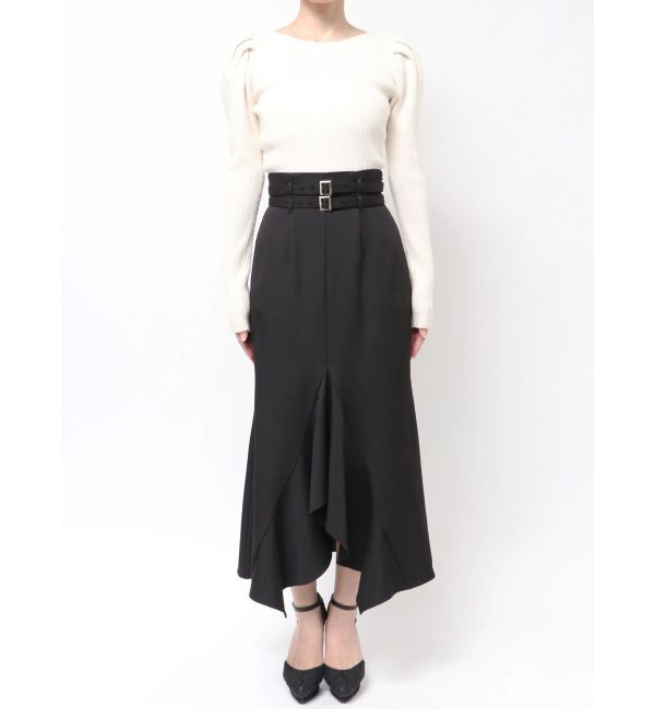 RESEXXY「ダブルベルトラッフルスカート」|スカート|