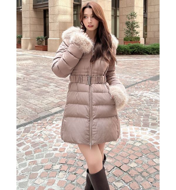 RESEXXY「【追加生産分】フード付きダウンコート」|ダウン|