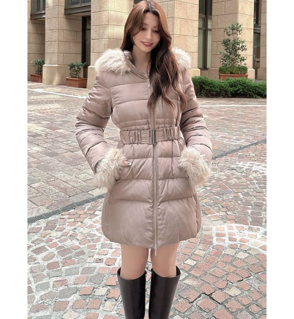 RESEXXY「【追加生産分】フード付きダウンコート」|ダウン|