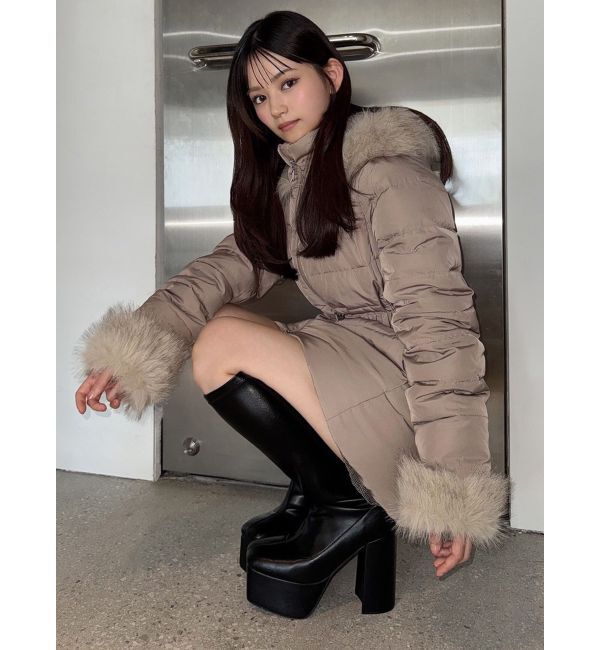 RESEXXY「【追加生産分】フード付きダウンコート」|ダウン|