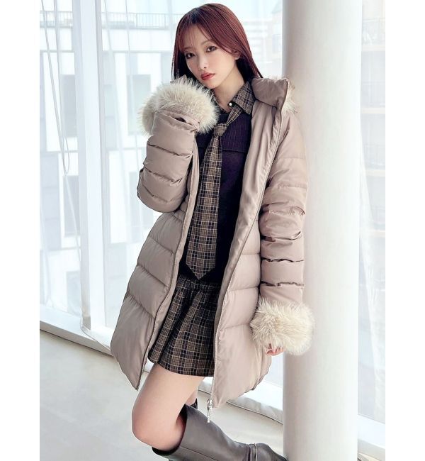 RESEXXY「【追加生産分】フード付きダウンコート」|ダウン|