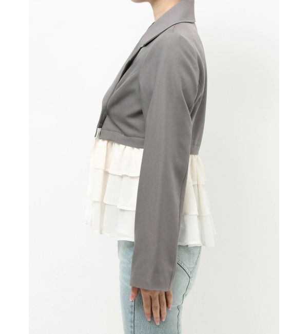 RESEXXY「ドッキングフリルミディジャケット」|その他|