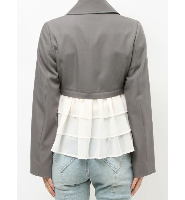 RESEXXY「ドッキングフリルミディジャケット」|その他|