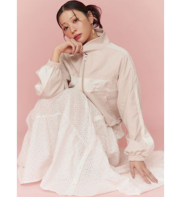 RESEXXY「バイカラーパイピングブルゾン」|ブルゾン・スタジャン|