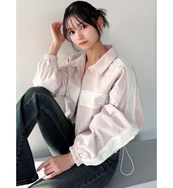 RESEXXY「バイカラーパイピングブルゾン」|ブルゾン・スタジャン|