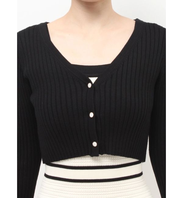 RESEXXY「オープンワークコンビニットワンピース」|ワンピース|