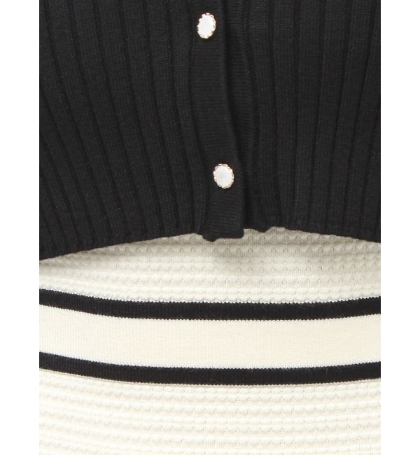 RESEXXY「オープンワークコンビニットワンピース」|ワンピース|