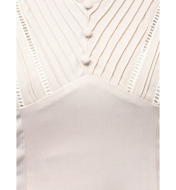 RESEXXY「バイカラーピンタックフレアワンピース」|ワンピース|