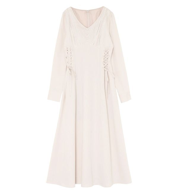 RESEXXY「バイカラーピンタックフレアワンピース」|ワンピース|