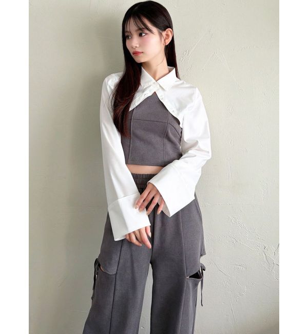 RESEXXY「シャツドッキングトップス【セットアップ着用可能】」|Tシャツ・カットソー|