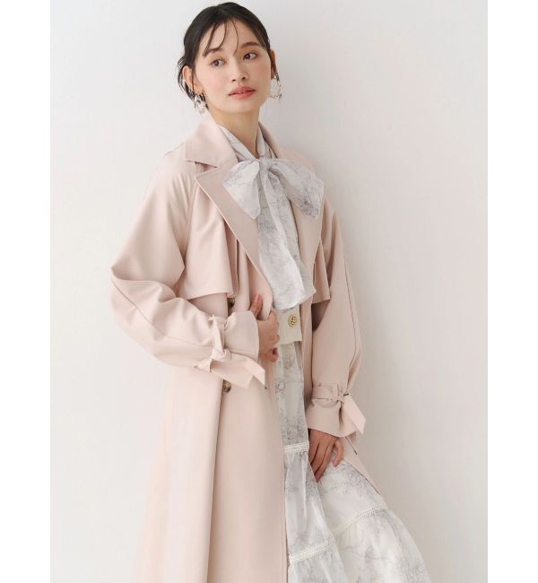 MERCURYDUO「バックチュールトレンチコート」|トレンチコート|