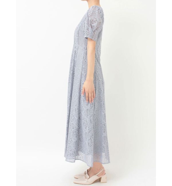 MERCURYDUO「レースパイピングロングワンピース」|ワンピース|