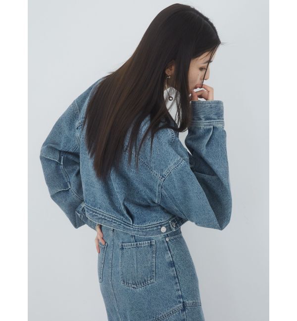 MURUA「ショートデニムジャケット【セットアップ着用可】」|デニムジャケット|