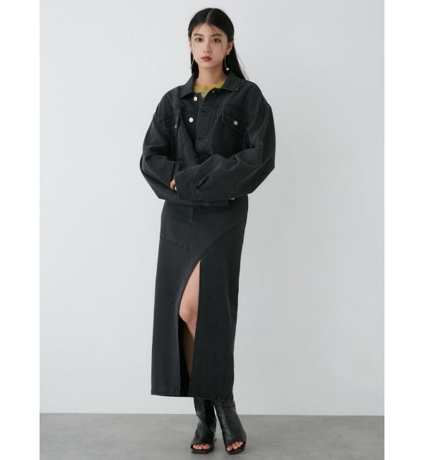 MURUA「ショートデニムジャケット【セットアップ着用可】」|デニムジャケット|