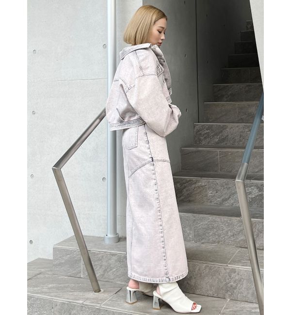 MURUA「ショートデニムジャケット【セットアップ着用可】」|デニムジャケット|