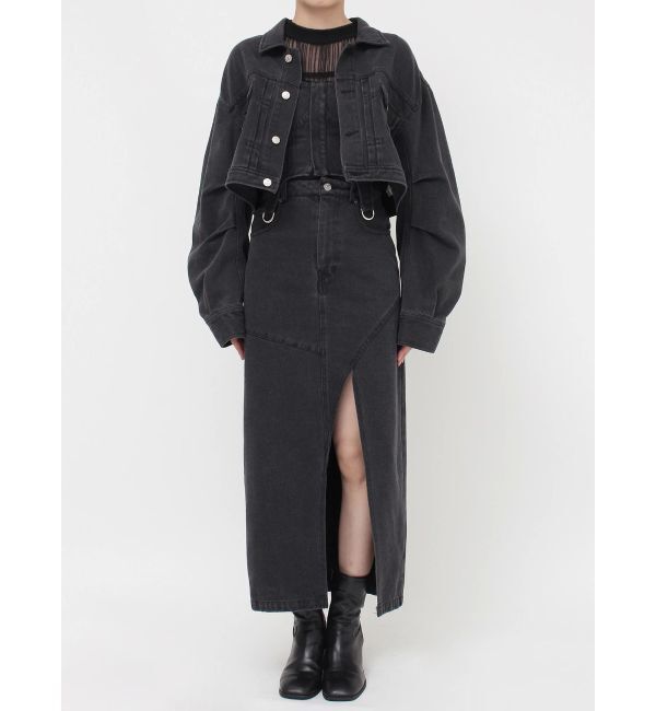 MURUA「ショートデニムジャケット【セットアップ着用可】」|デニムジャケット|