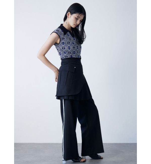 MURUA「ジオメトリックニットタンク」|タンクトップ|