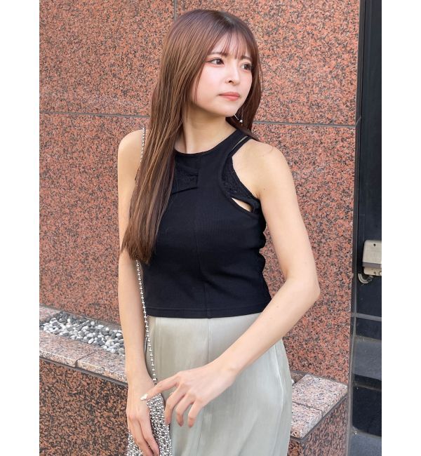 MURUA「トリックドッキングキャミタンク」|タンクトップ|