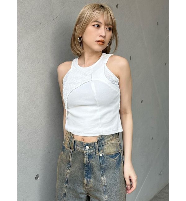 MURUA「トリックドッキングキャミタンク」|タンクトップ|