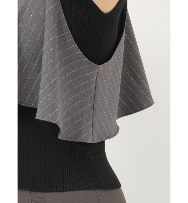 MURUA「ビスチェレイヤードニットタンク」|タンクトップ|