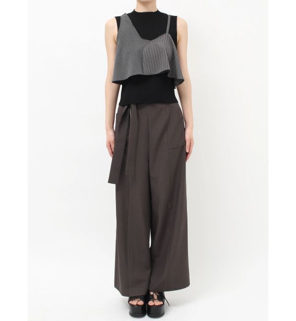 MURUA「ビスチェレイヤードニットタンク」|タンクトップ|