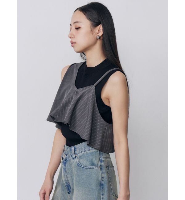 MURUA「ビスチェレイヤードニットタンク」|タンクトップ|