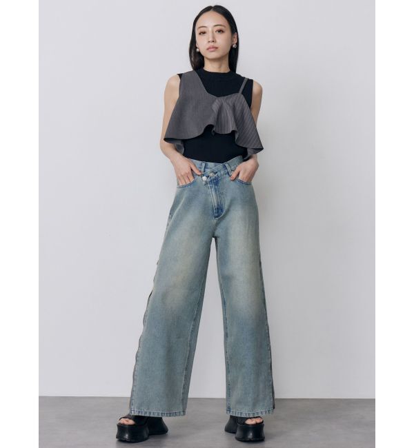 MURUA「ビスチェレイヤードニットタンク」|タンクトップ|