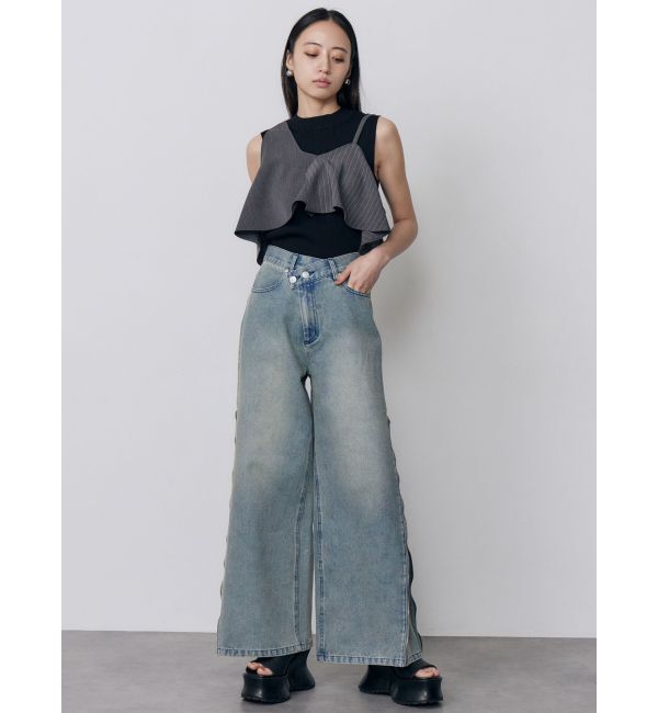 MURUA「ビスチェレイヤードニットタンク」|タンクトップ|