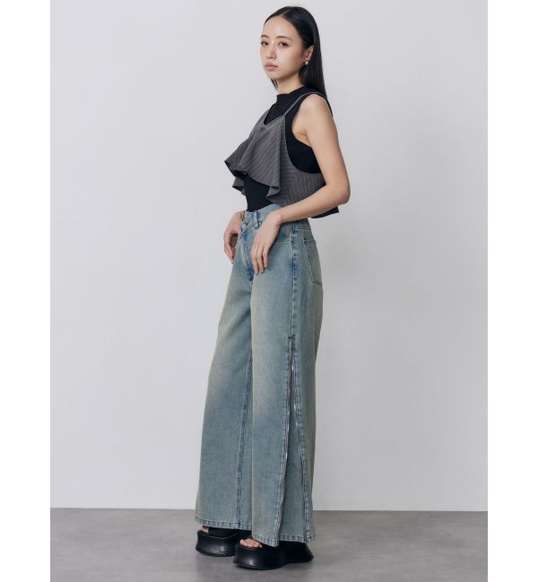 MURUA「ビスチェレイヤードニットタンク」|タンクトップ|