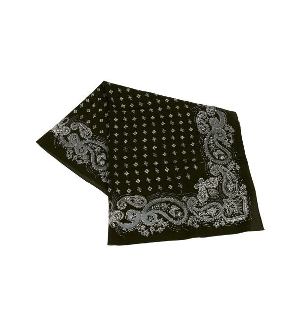 Ungrid「ペイズリー柄大判スカーフ」|バンダナ・スカーフ|