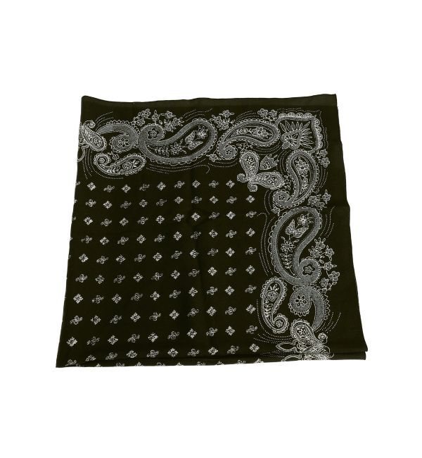 Ungrid「ペイズリー柄大判スカーフ」|バンダナ・スカーフ|