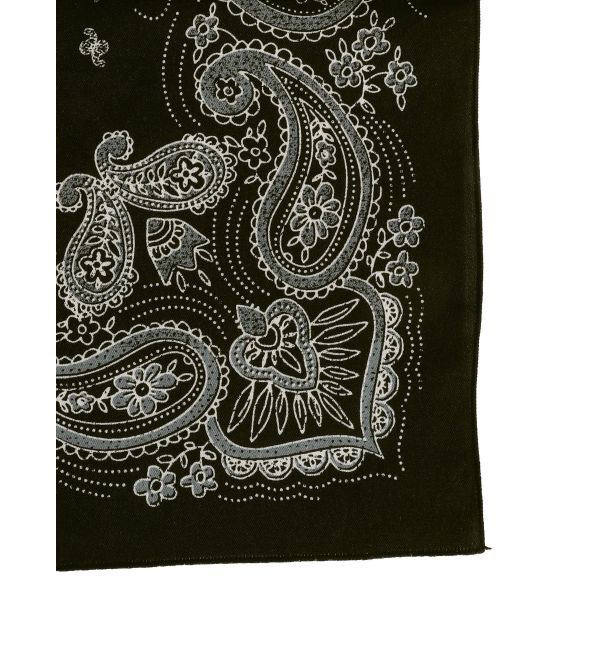 Ungrid「ペイズリー柄大判スカーフ」|バンダナ・スカーフ|