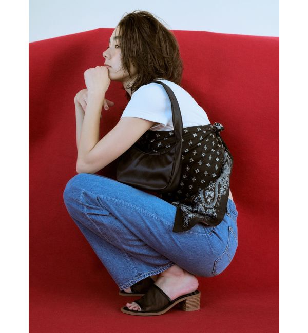 Ungrid「ペイズリー柄大判スカーフ」|バンダナ・スカーフ|