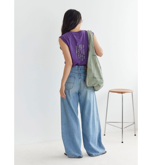 Ungrid「ウエストタックカーブデニム」|デニム|