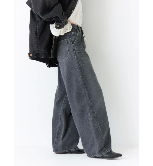 Ungrid「ウエストタックカーブデニム」|デニム|