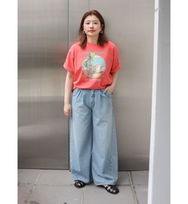 Ungrid「ウエストタックカーブデニム」|デニム|