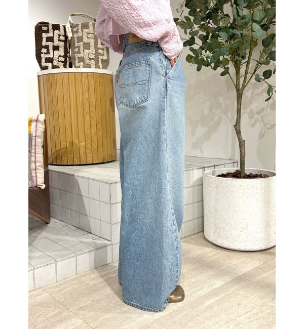 Ungrid「ウエストタックカーブデニム」|デニム|