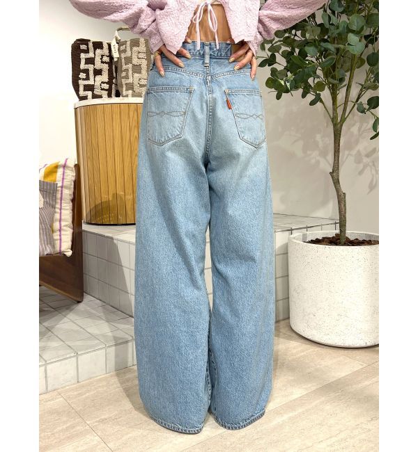 Ungrid「ウエストタックカーブデニム」|デニム|