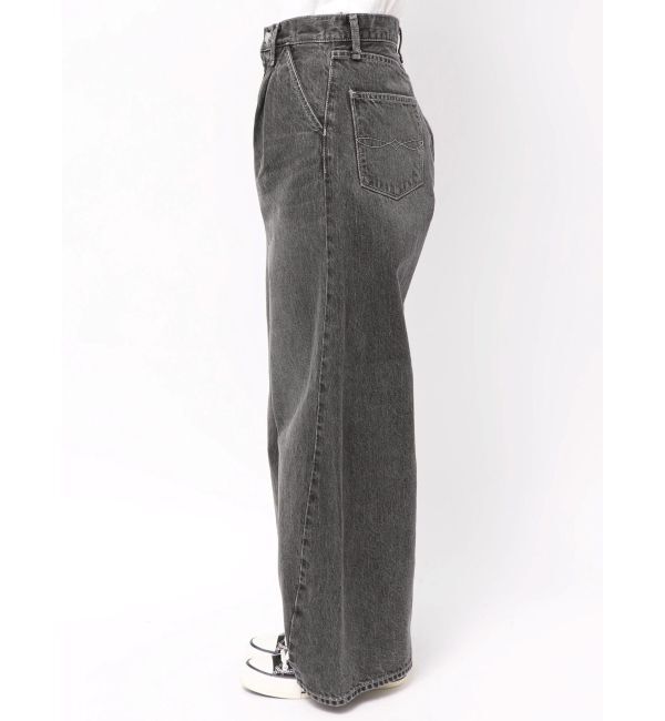 Ungrid「ウエストタックカーブデニム」|デニム|