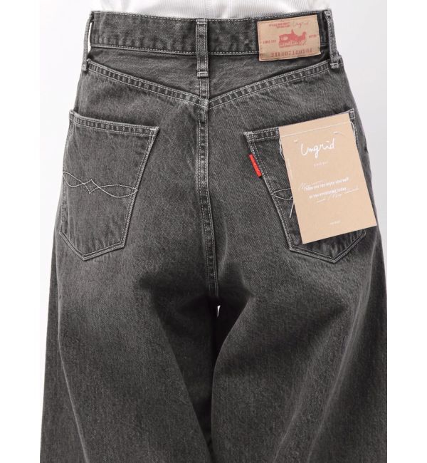 Ungrid「ウエストタックカーブデニム」|デニム|