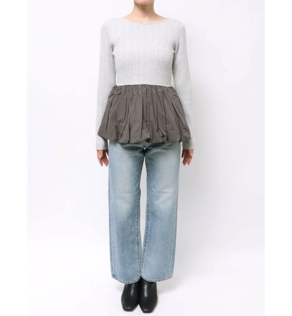 Ungrid「バルーンデザインバックオープンニット」|ニット・セーター|