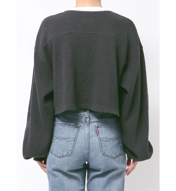 Ungrid「ハニカムショートカーディガン」|カーディガン|