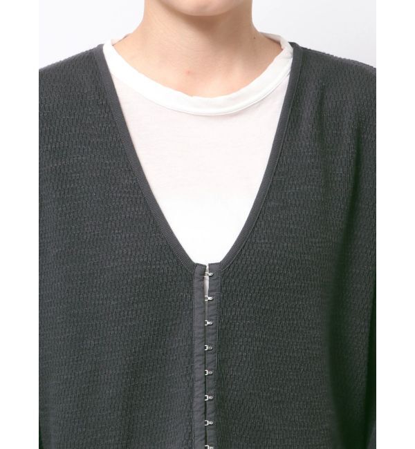 Ungrid「ハニカムショートカーディガン」|カーディガン|