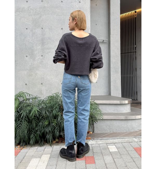 Ungrid「ハニカムショートカーディガン」|カーディガン|