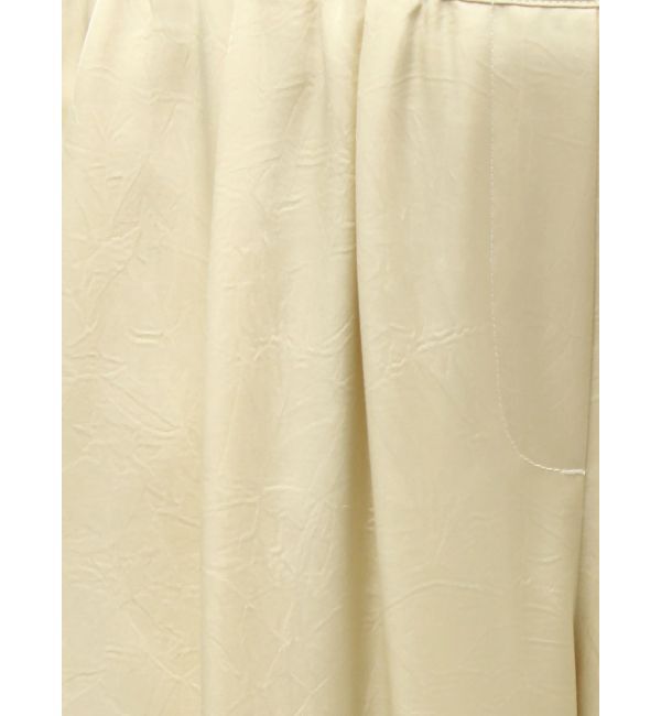 Ungrid「サテンタックワイドパンツ」|その他|