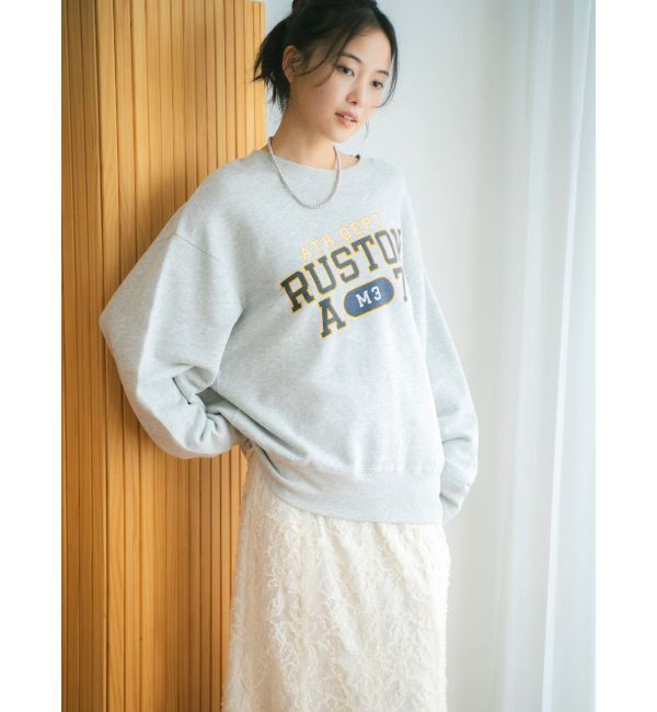 Ungrid「ルーズシルエットロゴスウェット」|スウェット・ジャージ|